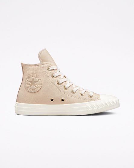 Tenis Converse Chuck Taylor All Star Earthy Neutrals Cano Alto Feminino Abricó Luz Douradas | PT U050987